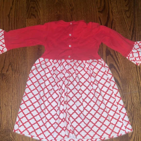 Zuccini girls red santa embellished dress size 6X EUC - Picture 7 of 8